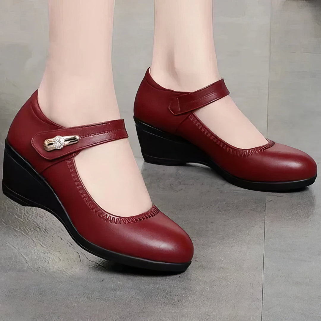 Sapatos de pele com sola macia